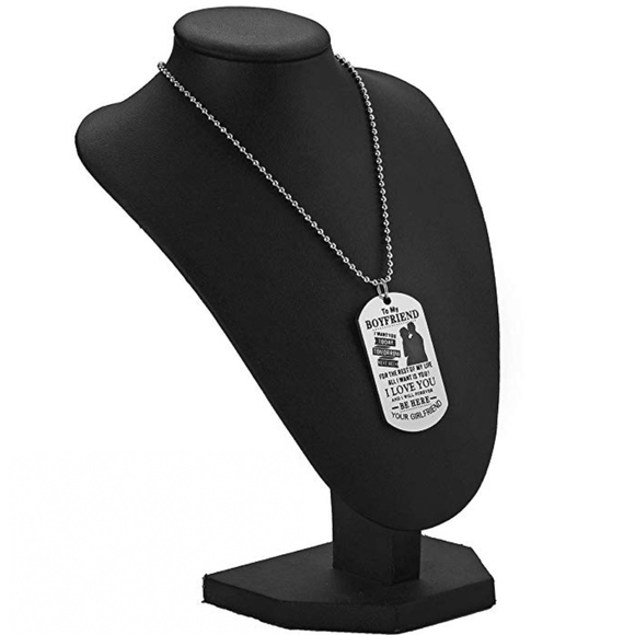 To My Boyfriend Necklace Gift for Valentines Day - Picture 3 of 5